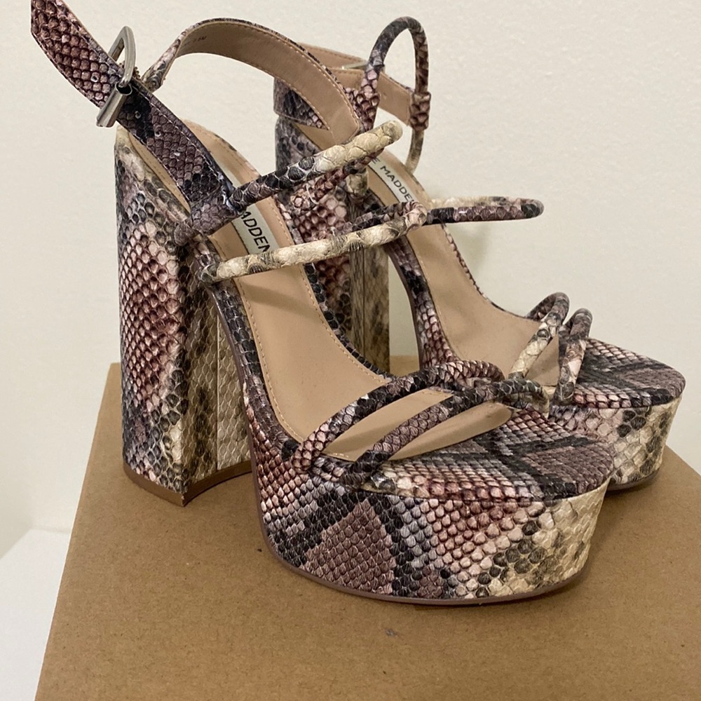 Snake print Steve madden